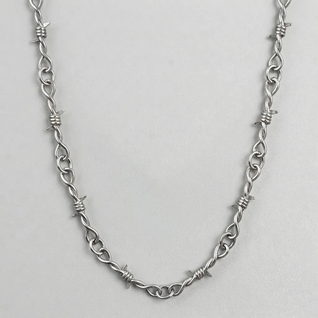 Thorn & Twist Chain Necklace – The Goth Society