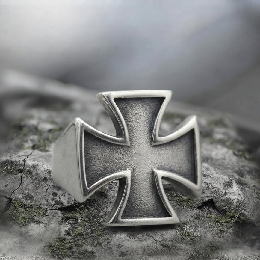 Iron Cross Ring Iron Cross Statement Ring