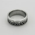 Full Wrap Fire Eternity Band Ring