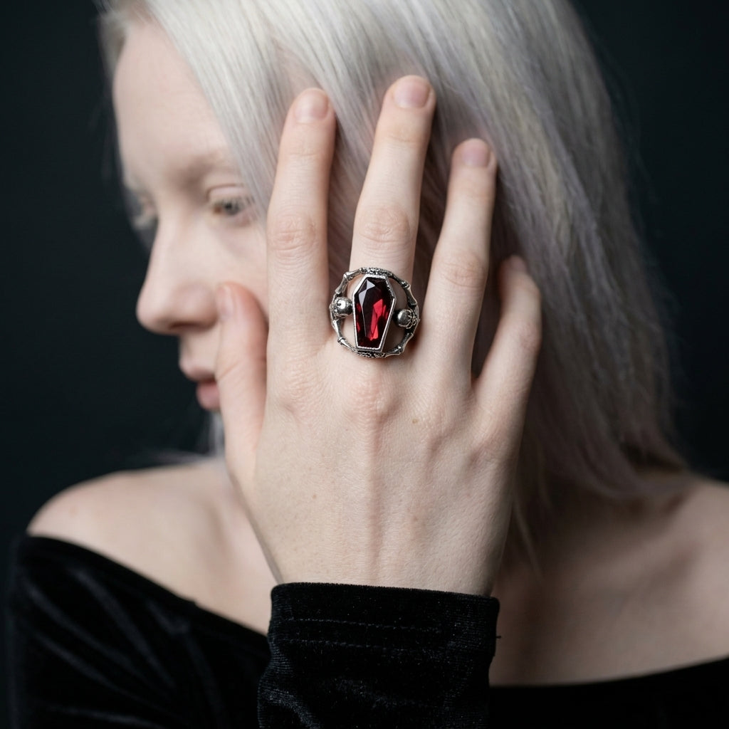 Skeleton Coffin Ring