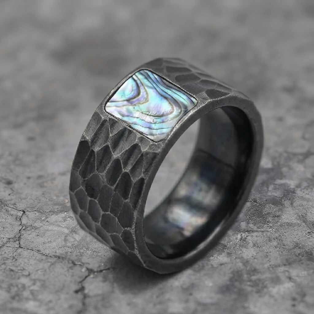 Ocean Stone Band Ring