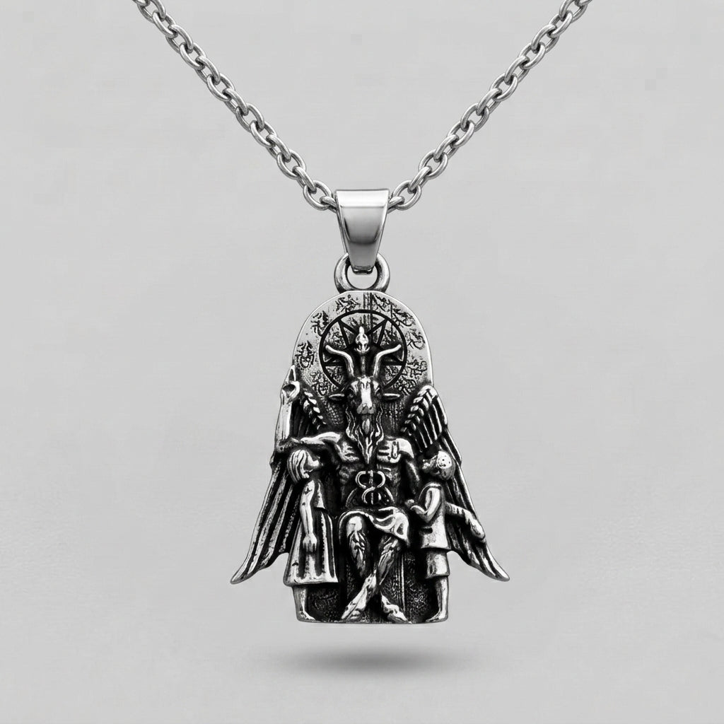 Baphomet Throne Pendant Necklace
