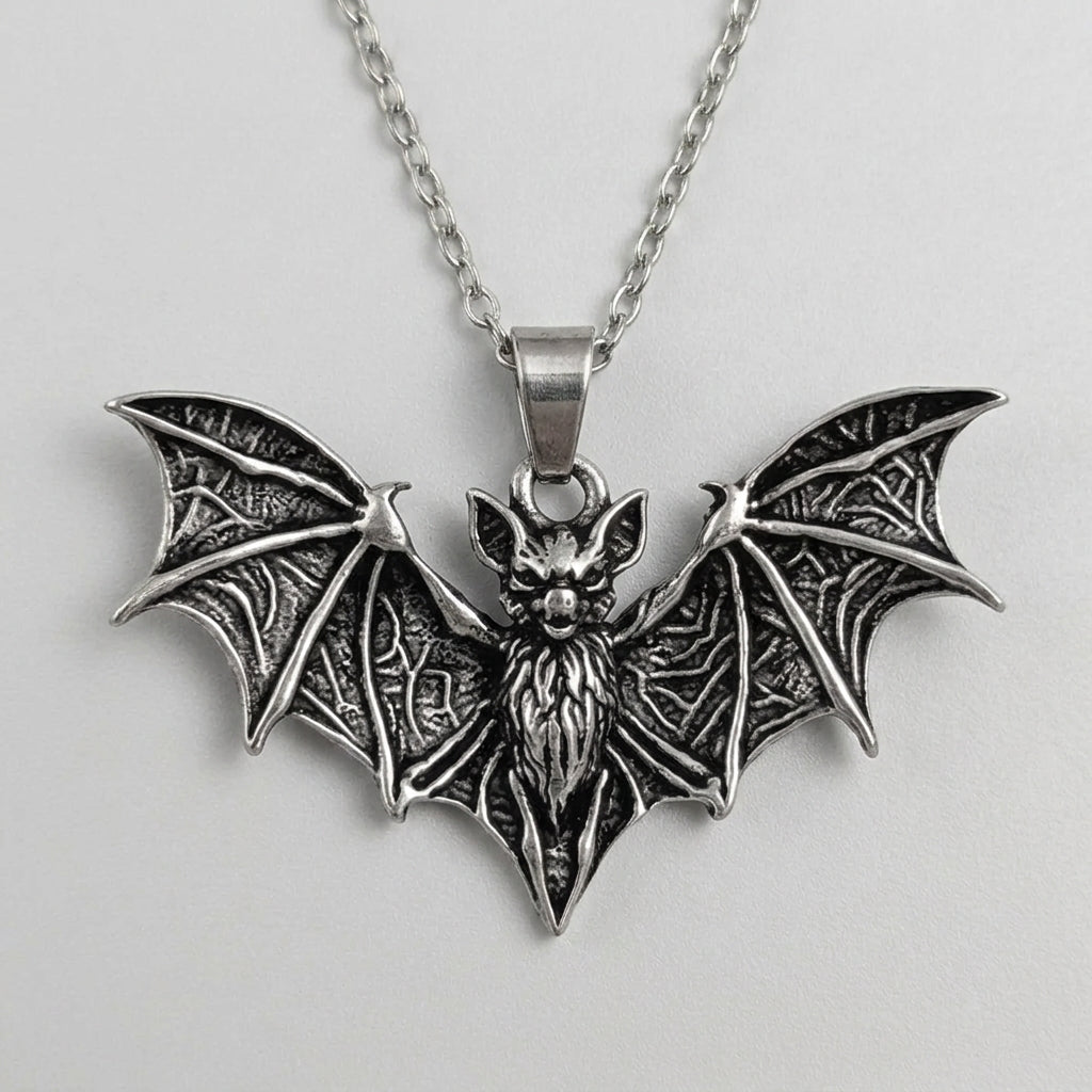 Cursed Bat Gothic Necklace