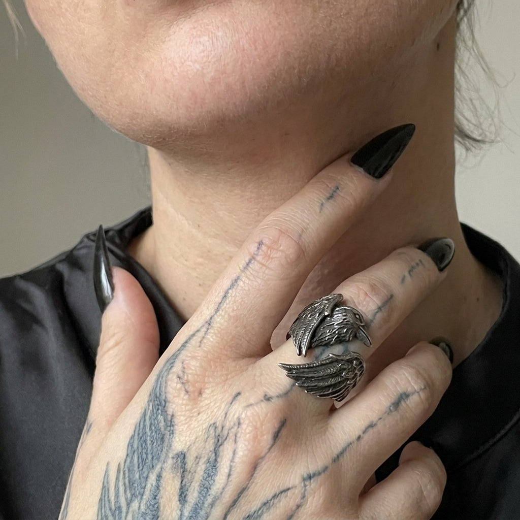 The Shadow Raven Ring
