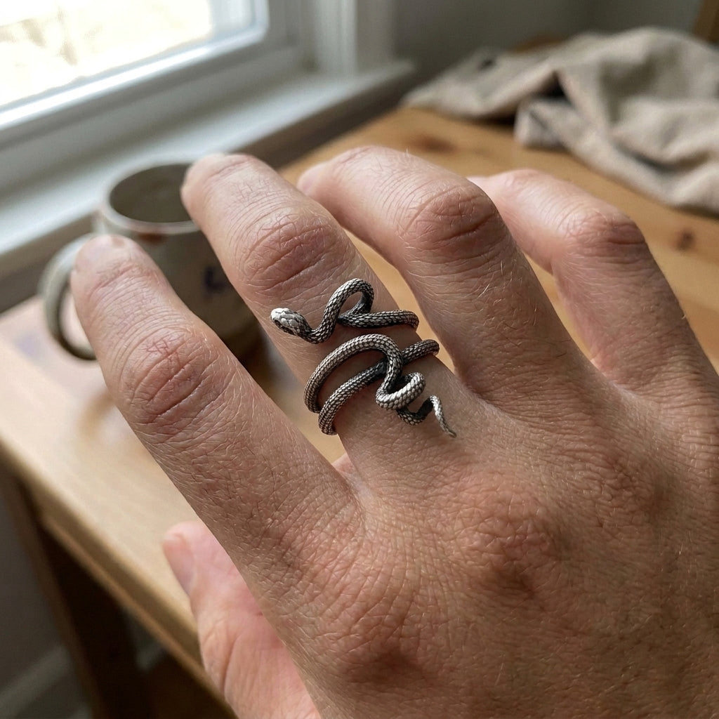 Coiled Cobra Wrap Ring