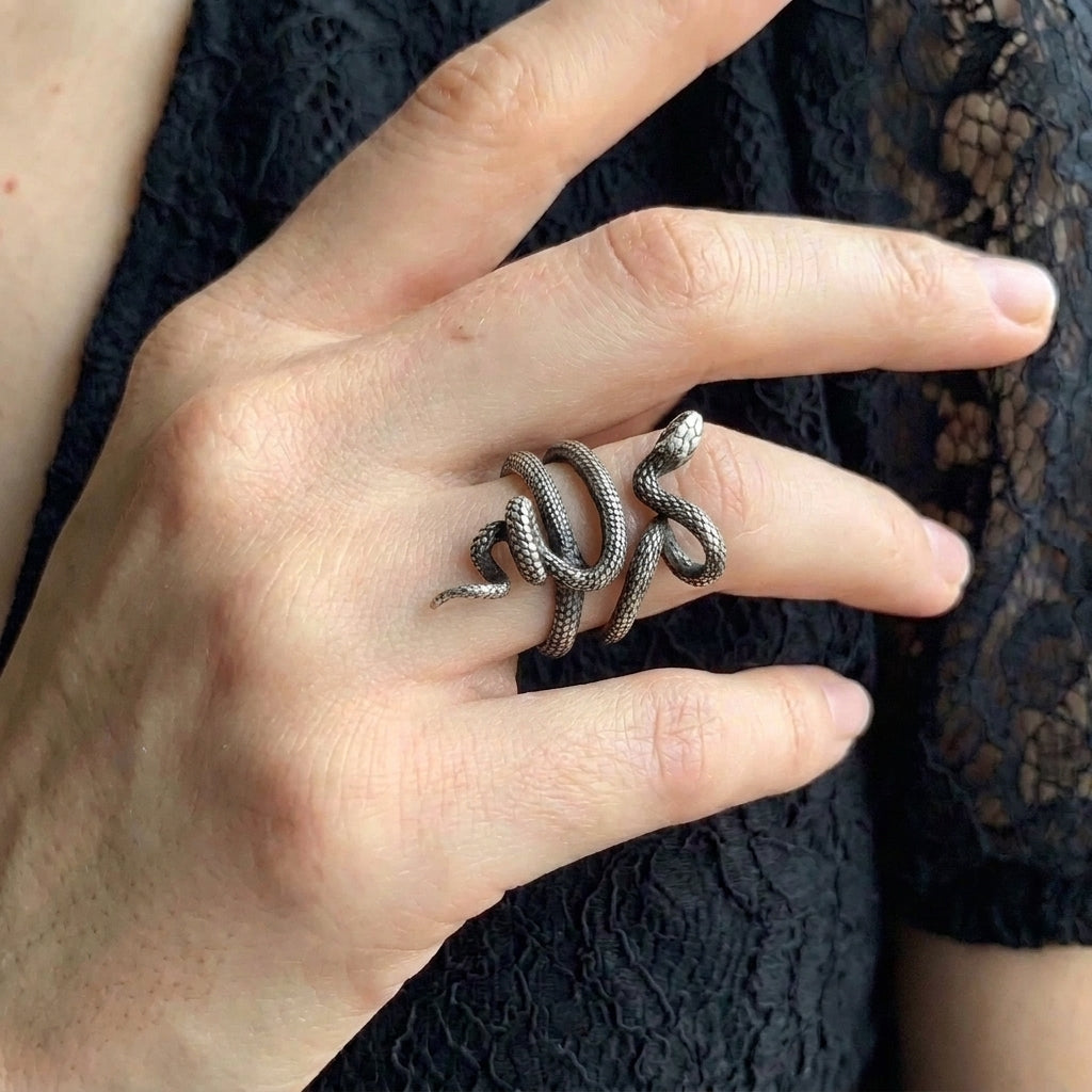 Coiled Cobra Wrap Ring