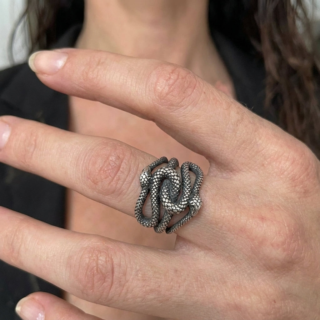 Coiled Serpent Ring