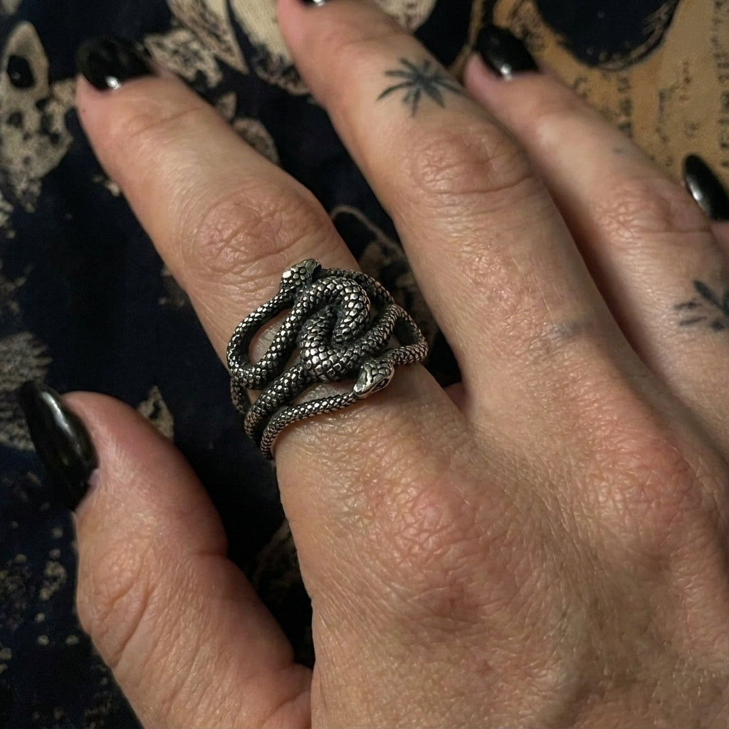 Coiled Serpent Ring