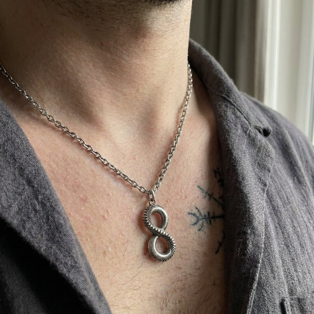 Serpent Infinity Necklace
