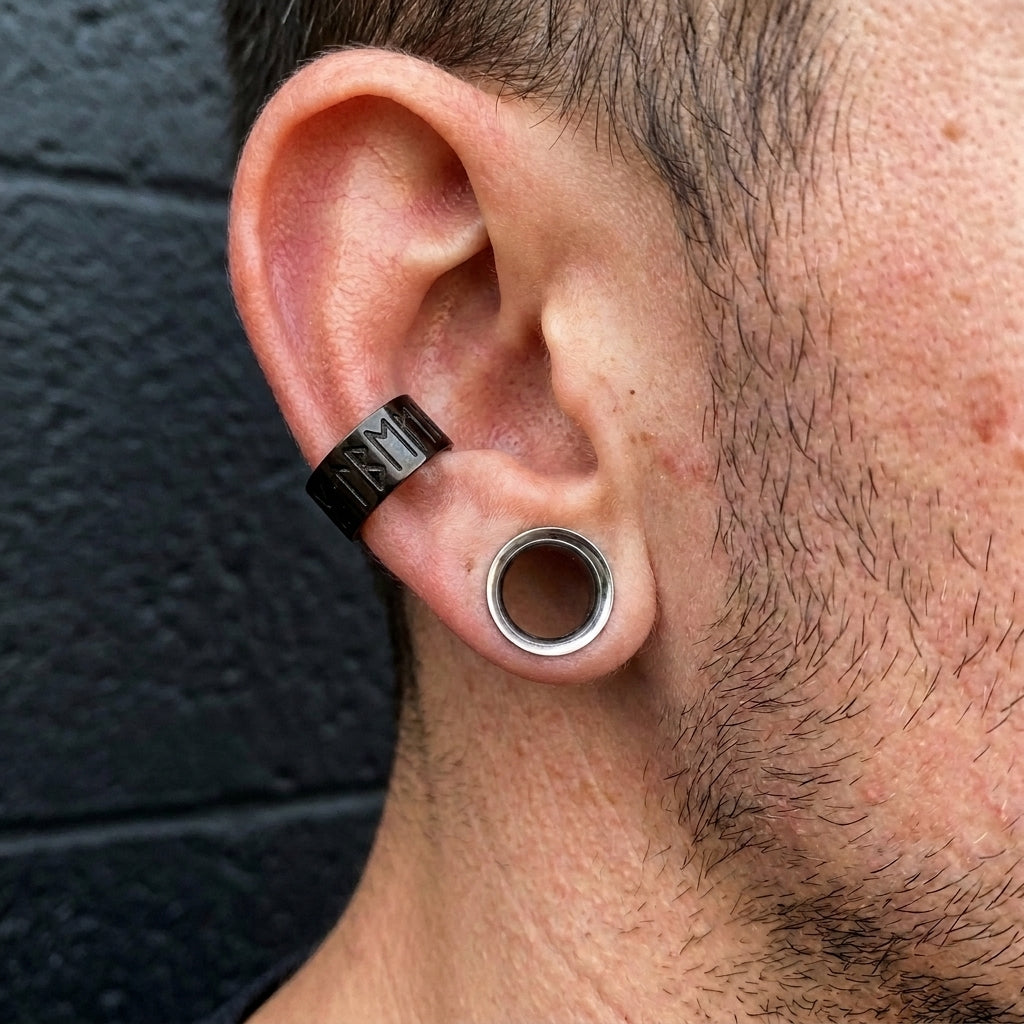 Elder Futhark Ear Cuffs Earrings