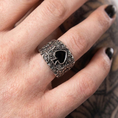 Ace of Spades Ring Ace of Spades Signet Ring