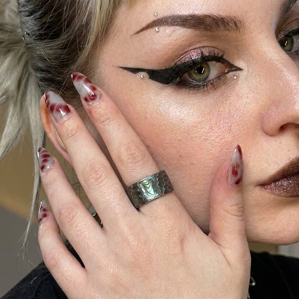Ocean Stone Band Ring