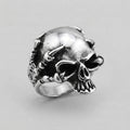 Skull Ring with Clawed Talon Accents