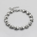 Full Skull Link Chain Bracelet