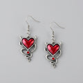 Temptress Heart Earrings
