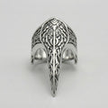 Raven Skull Beak Ring