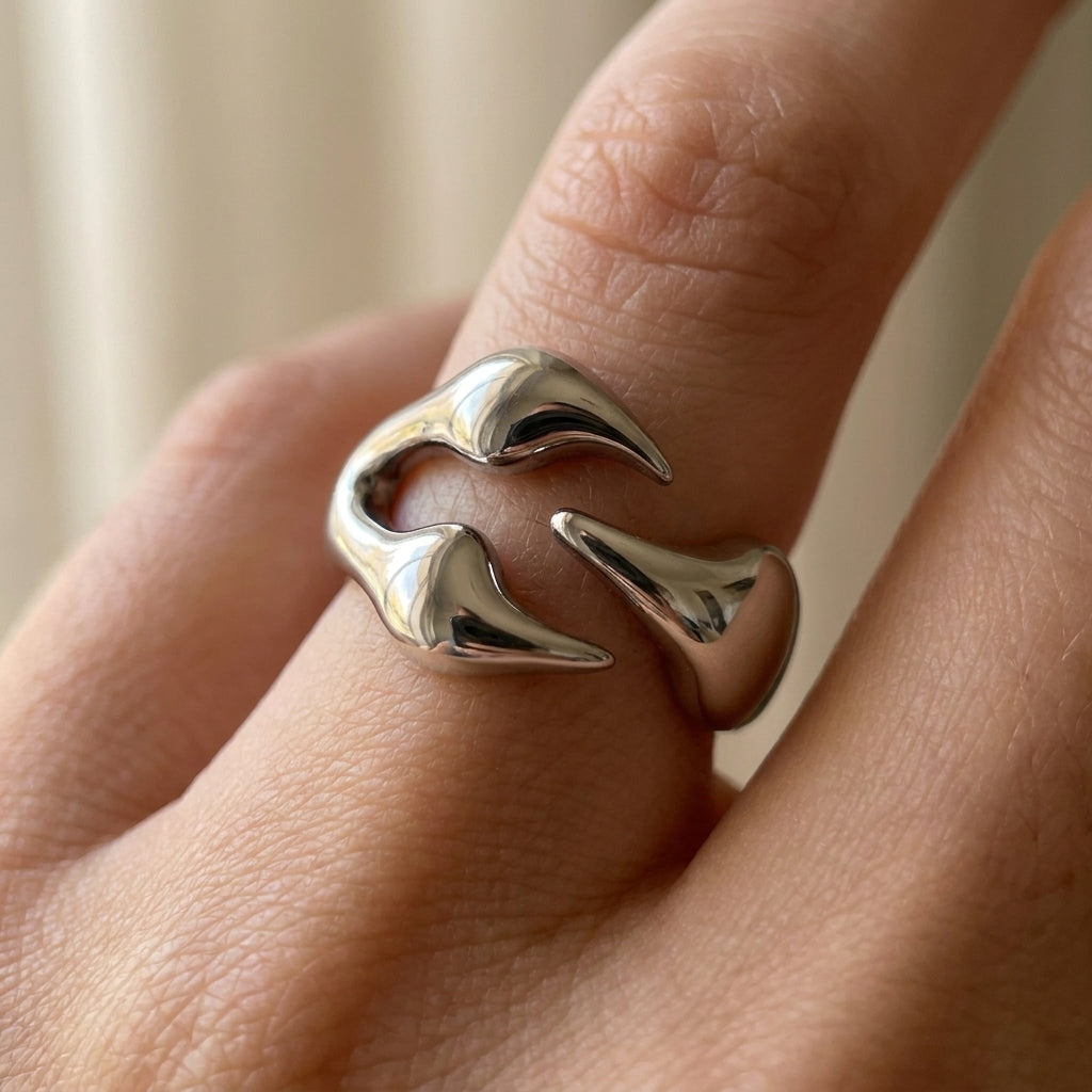 Dark Flame Wrap Ring