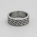 Celtic Interlace Eternity Band Ring