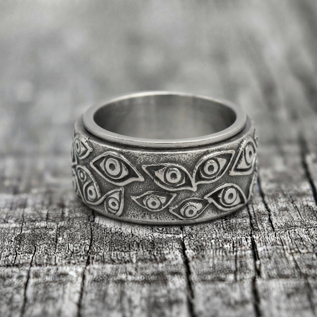 All Seeing Eye Spinner Ring