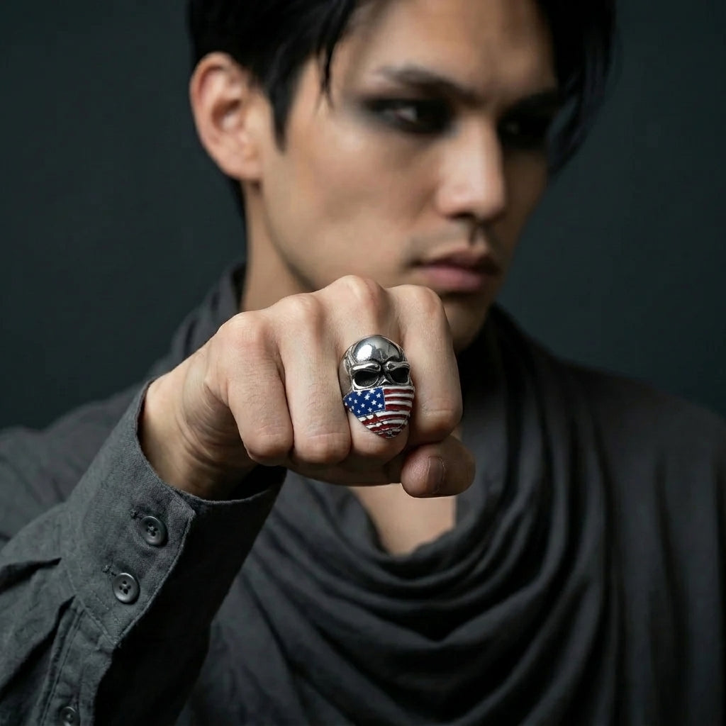 Skull Titanium Ring