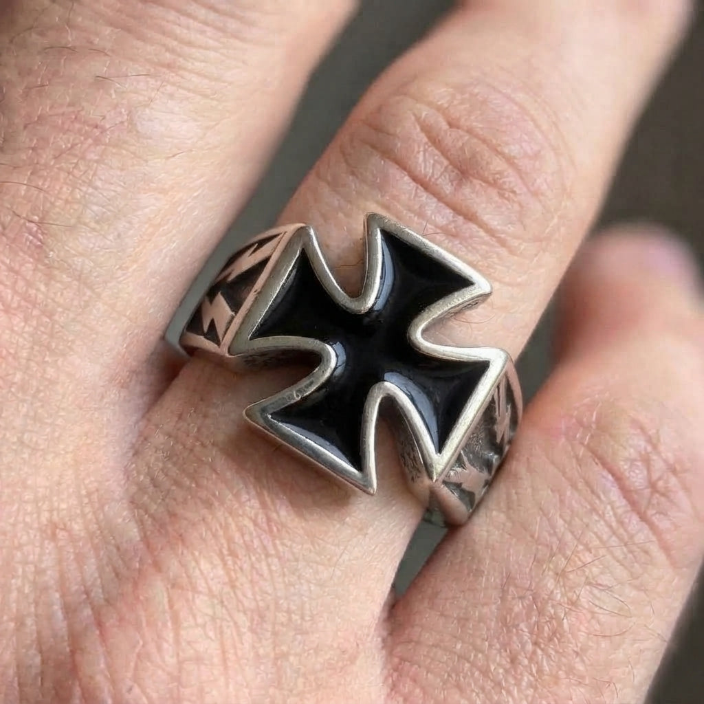 Iron Cross Ring Iron Cross Statement Ring