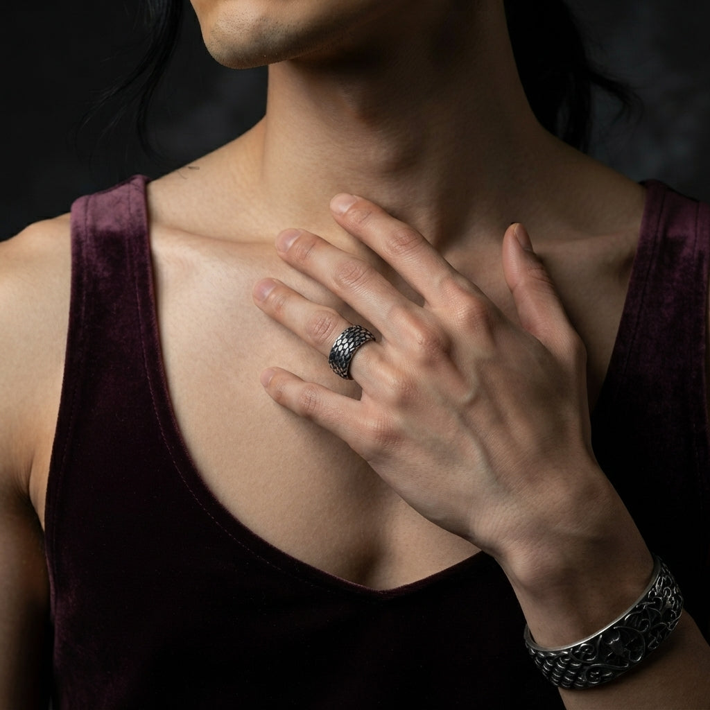 Dragon Scale Band Ring