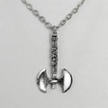 Viking Double Blade Axe Necklace