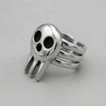 Soul Eater Skull Statement Ring