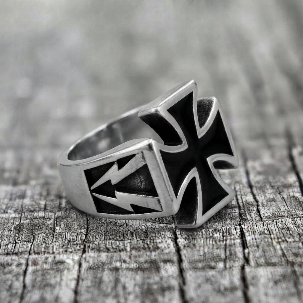 Iron Cross Ring Iron Cross Statement Ring