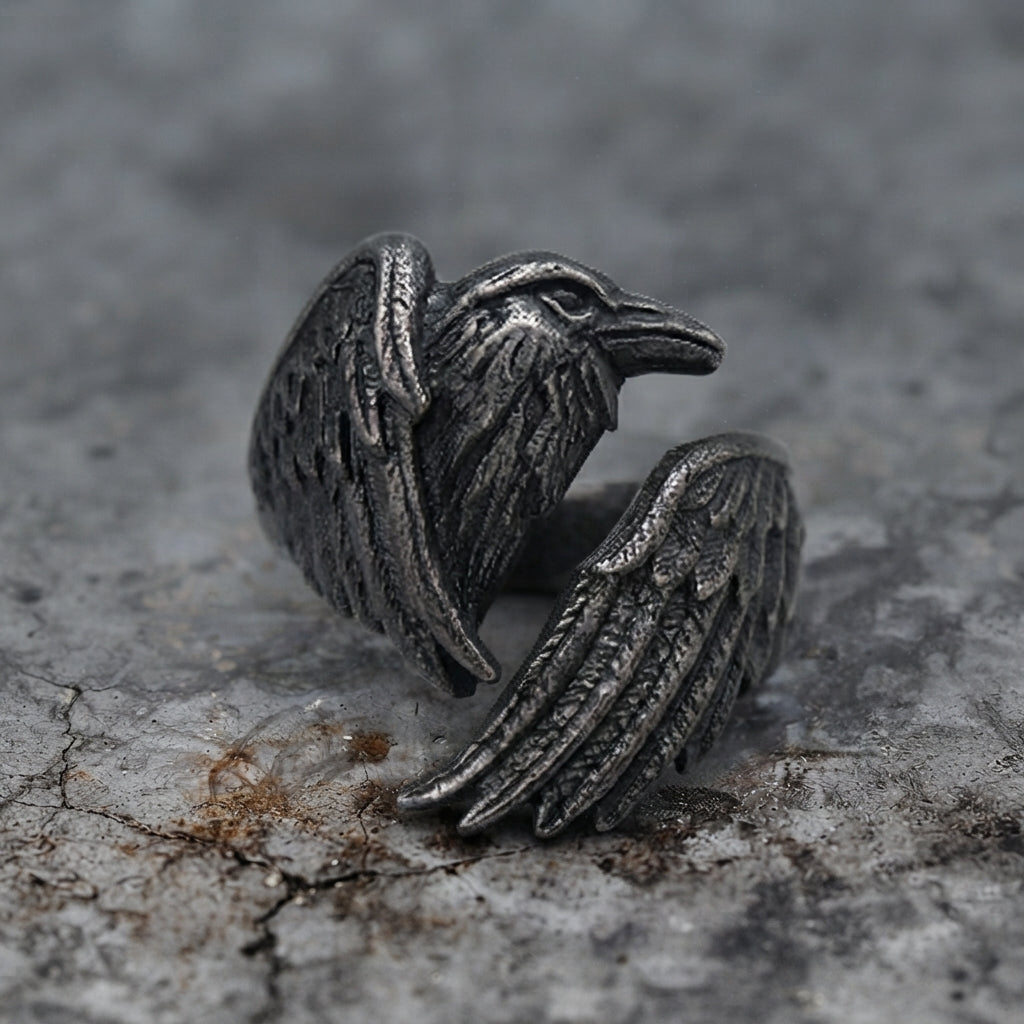 The Shadow Raven Ring