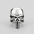 Sleek Death's Head Signet Ring