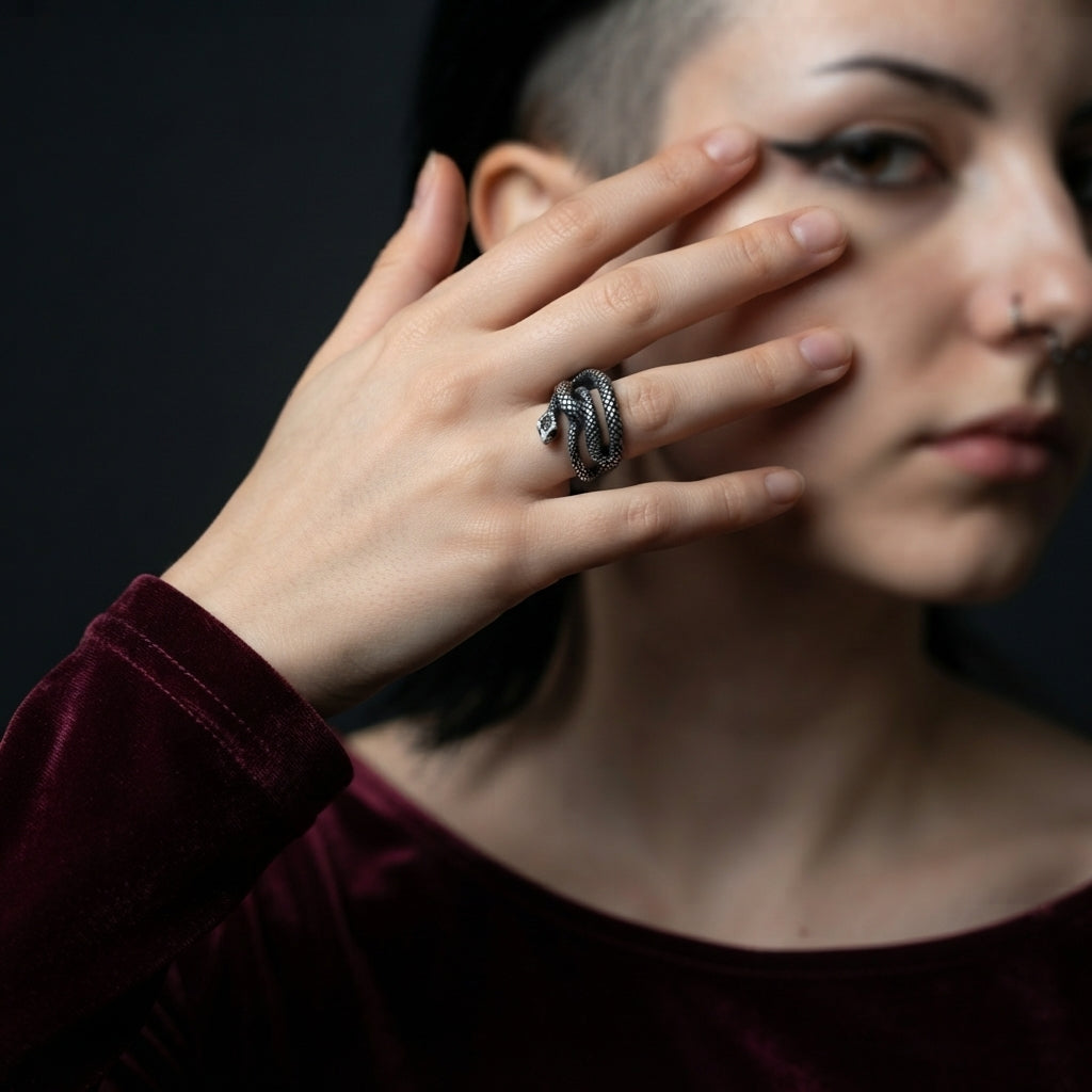 Coiled Serpent Ring
