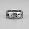 Ancient Rune Inscription Band Ring