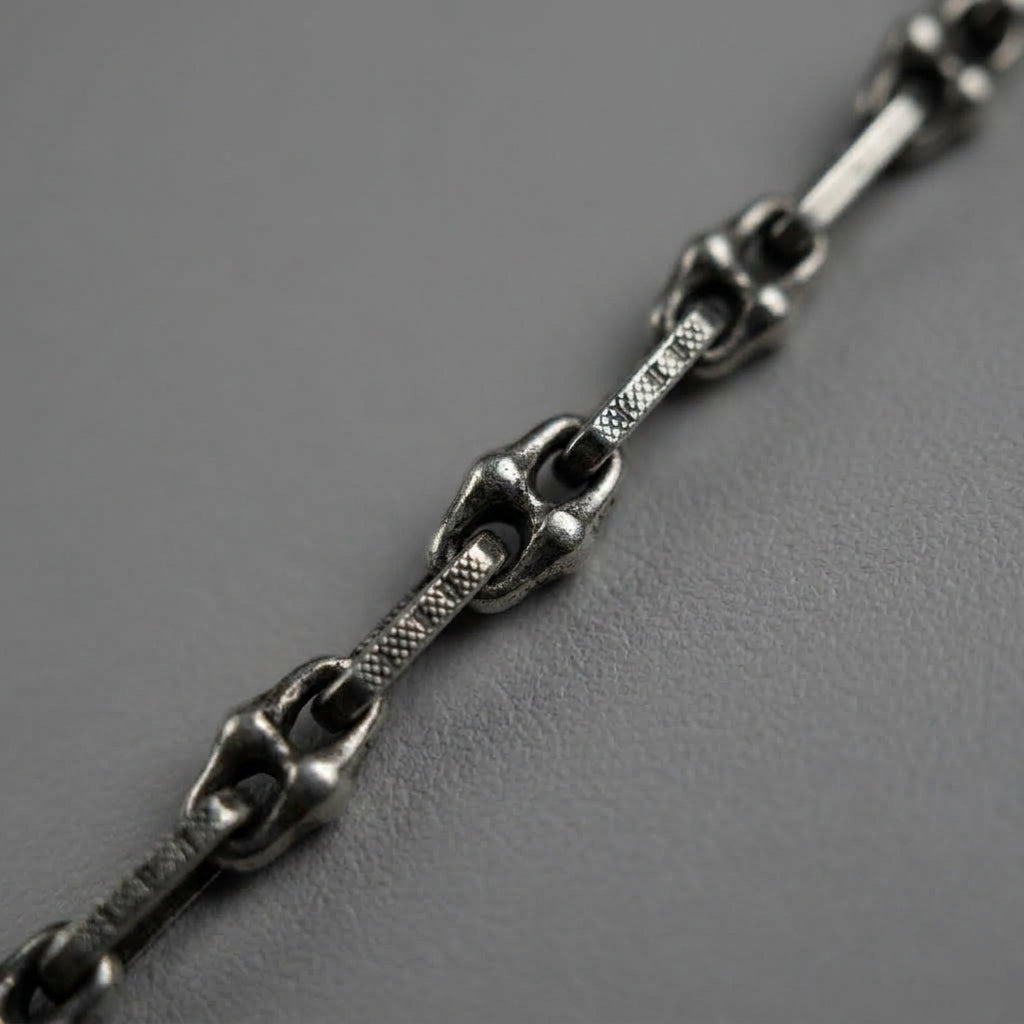 Gothic Fleur Link Necklace