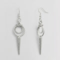 Double Spike Drop Earrings