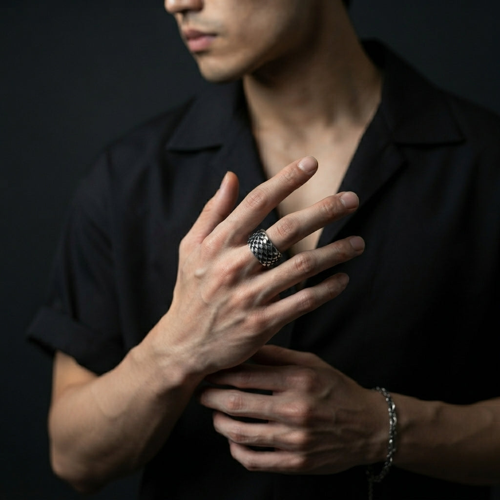 Dragon Scale Band Ring