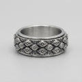 Evil Eye Eternity Spinner Ring
