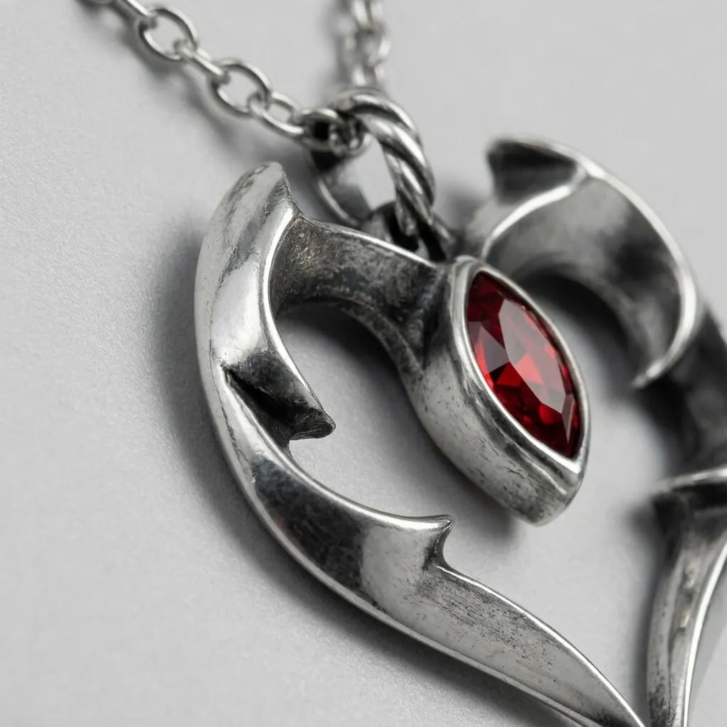 The Vampire Heart Necklace