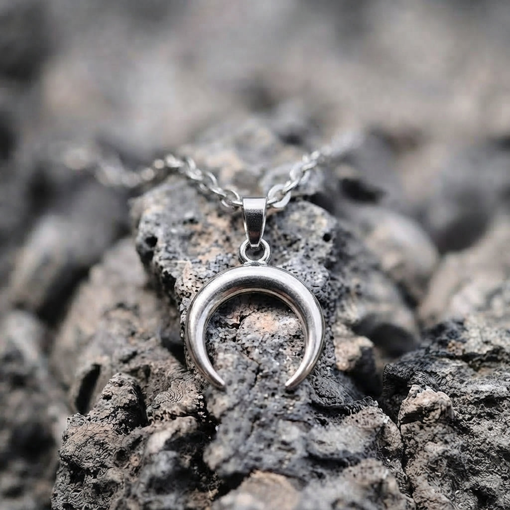 Lunaris Crescent Horn Necklace
