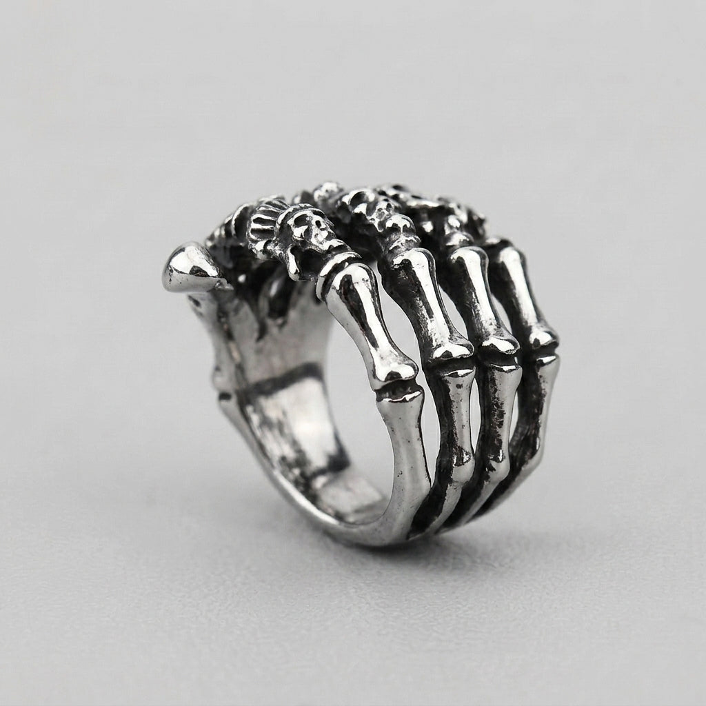 Skeleton Hand Wraparound Ring