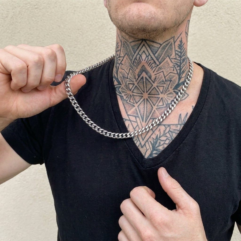 Bold Cuban Link Chain Necklace