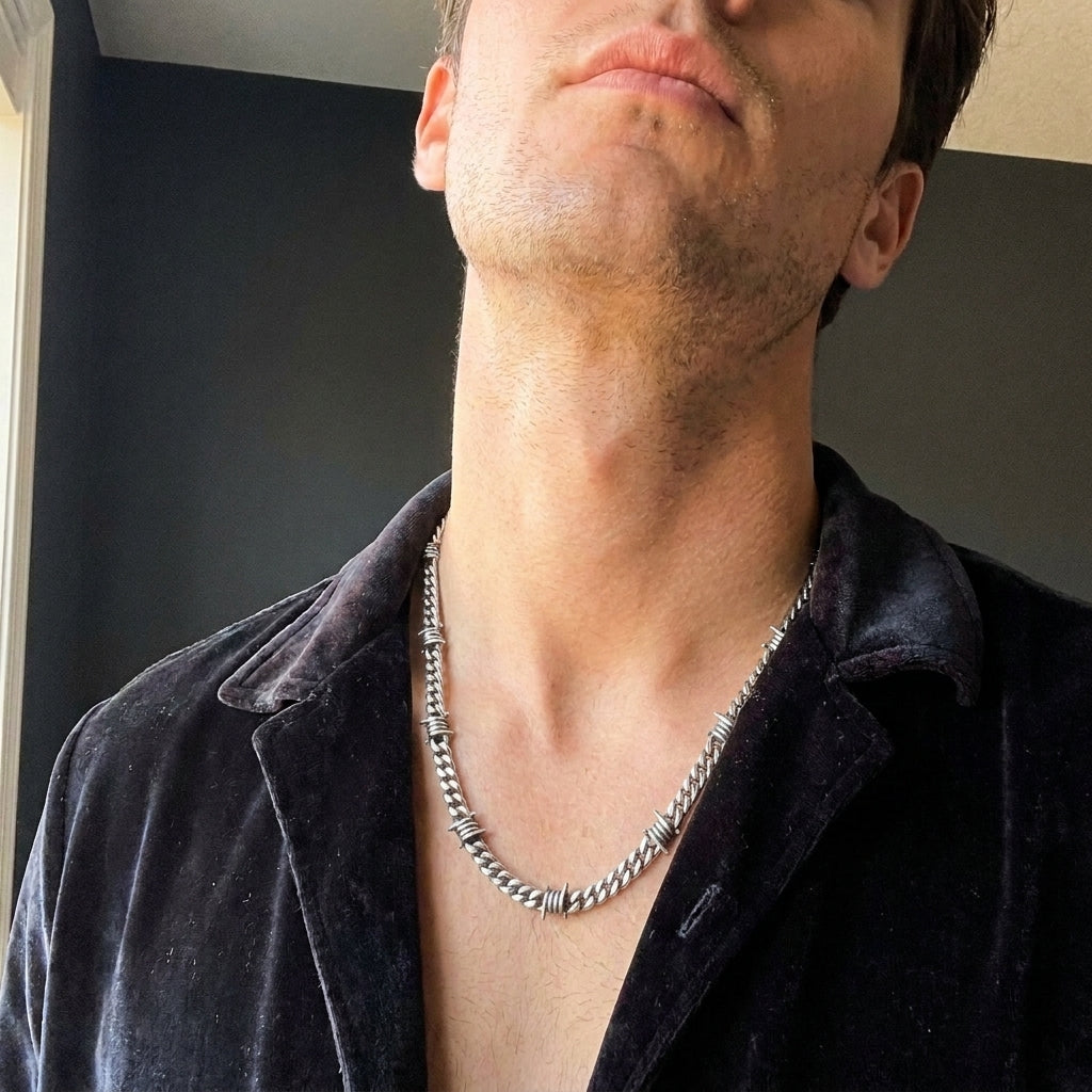 Rebel Wire Chain Necklace