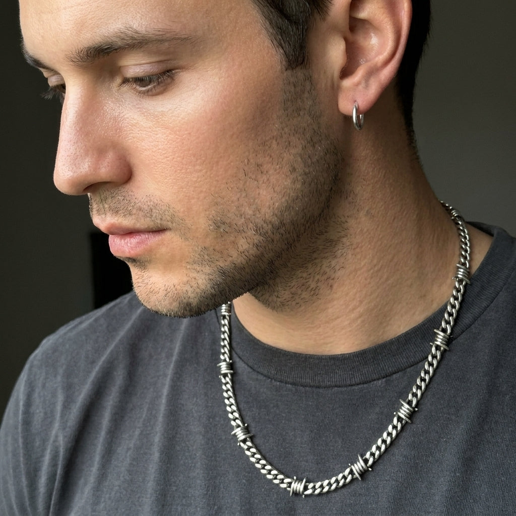 Rebel Wire Chain Necklace