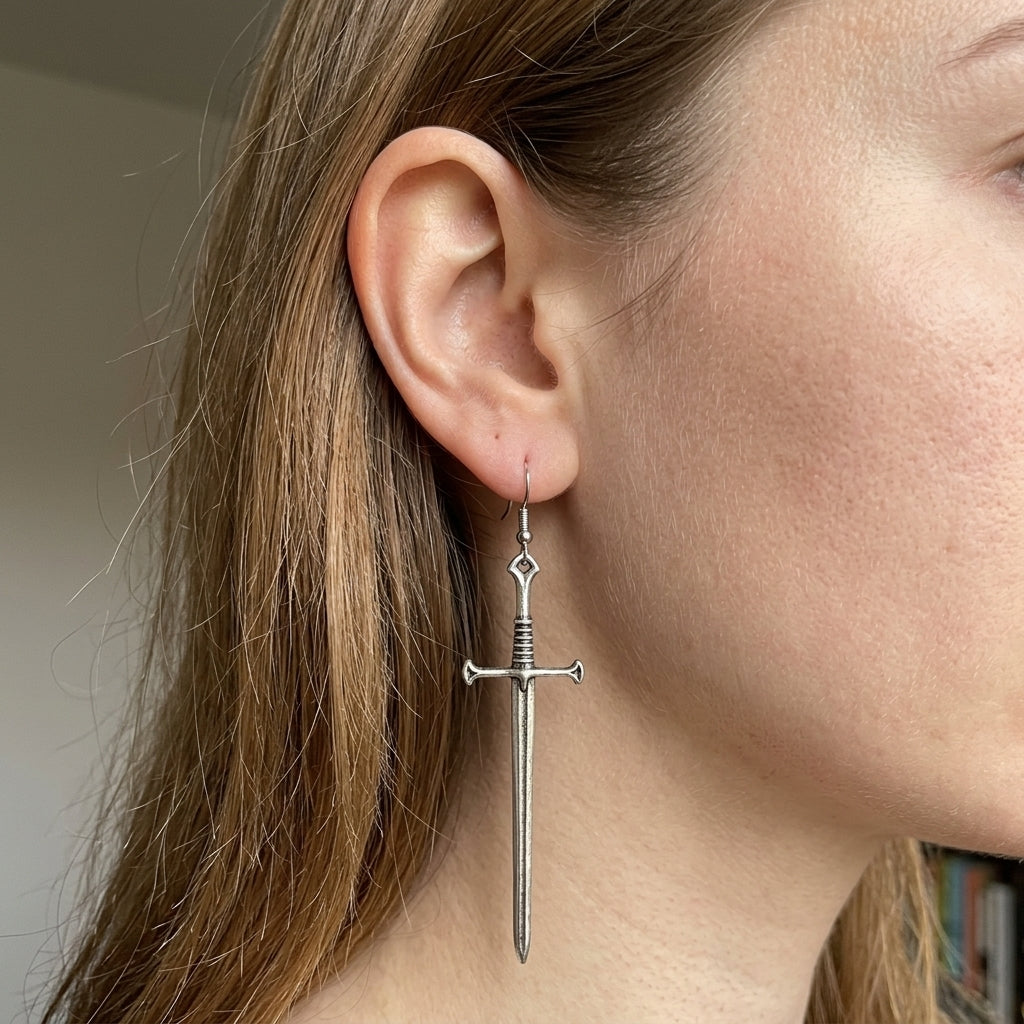 Medieval Blade Earrings