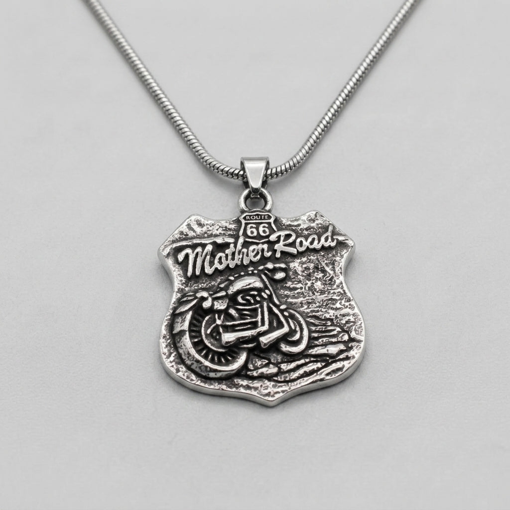 Road 66 Pendant Necklace