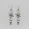 Barbed Wire Molar Tooth Drop Earrings