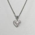 Gothic Bat Heart Locket Necklace