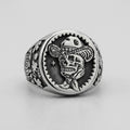 Gothic Cowboy Skull Ring