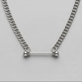 Industrial Barbell Chainmail Choker