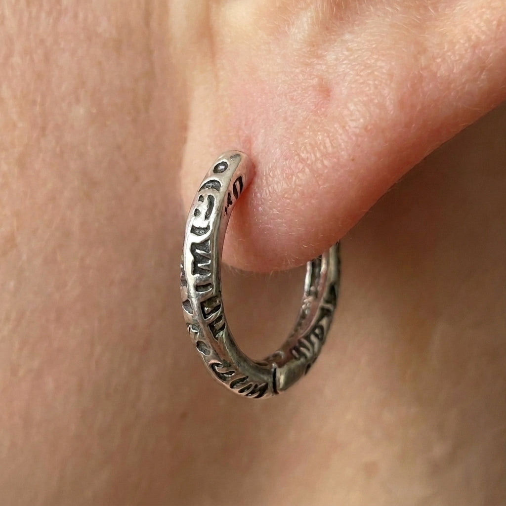 Ancient Script  Earrings